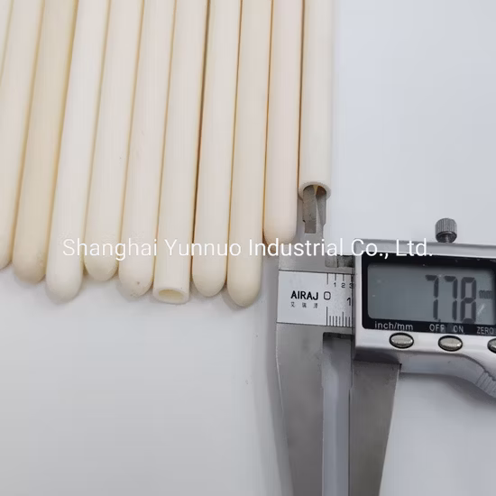 Alsint C799 熱電対保護用 99.7% Al2O3 アルミナ セラミック チューブ