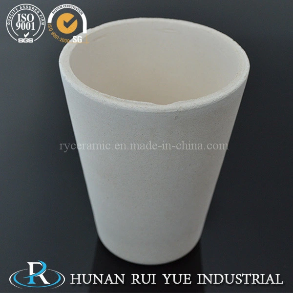 Metallurgical Industry Gem65 Fire Assay Clay Ceramic Crucible for Melting Gold